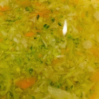 離乳食　初期　洋風野菜ミックススープ